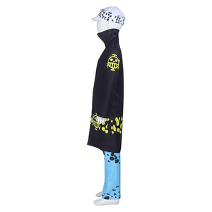 Kinder Jungen One Piece Trafalgar D. Water Law Kostüm Set Cosplay Halloween Karneval Outfits