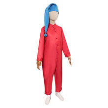 Laden Sie das Bild in den Galerie-Viewer, Kinder Jungen Schneewittchen Zwerge rot Jumpsuot Cosplay Outfits  