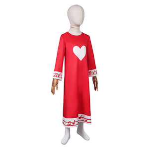 Kinder Mädchen Charlie Morningstar rot Pyjama Cosplay Schlaganzug