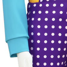 Laden Sie das Bild in den Galerie-Viewer, Kinder Mädchen Holly Wheeler Stranger Things 2025 lila Kostüm Set