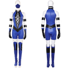 Laden Sie das Bild in den Galerie-Viewer, Kitana Jumpsuit Mortal Kombat 11 Kitana Cosplay Kostüm