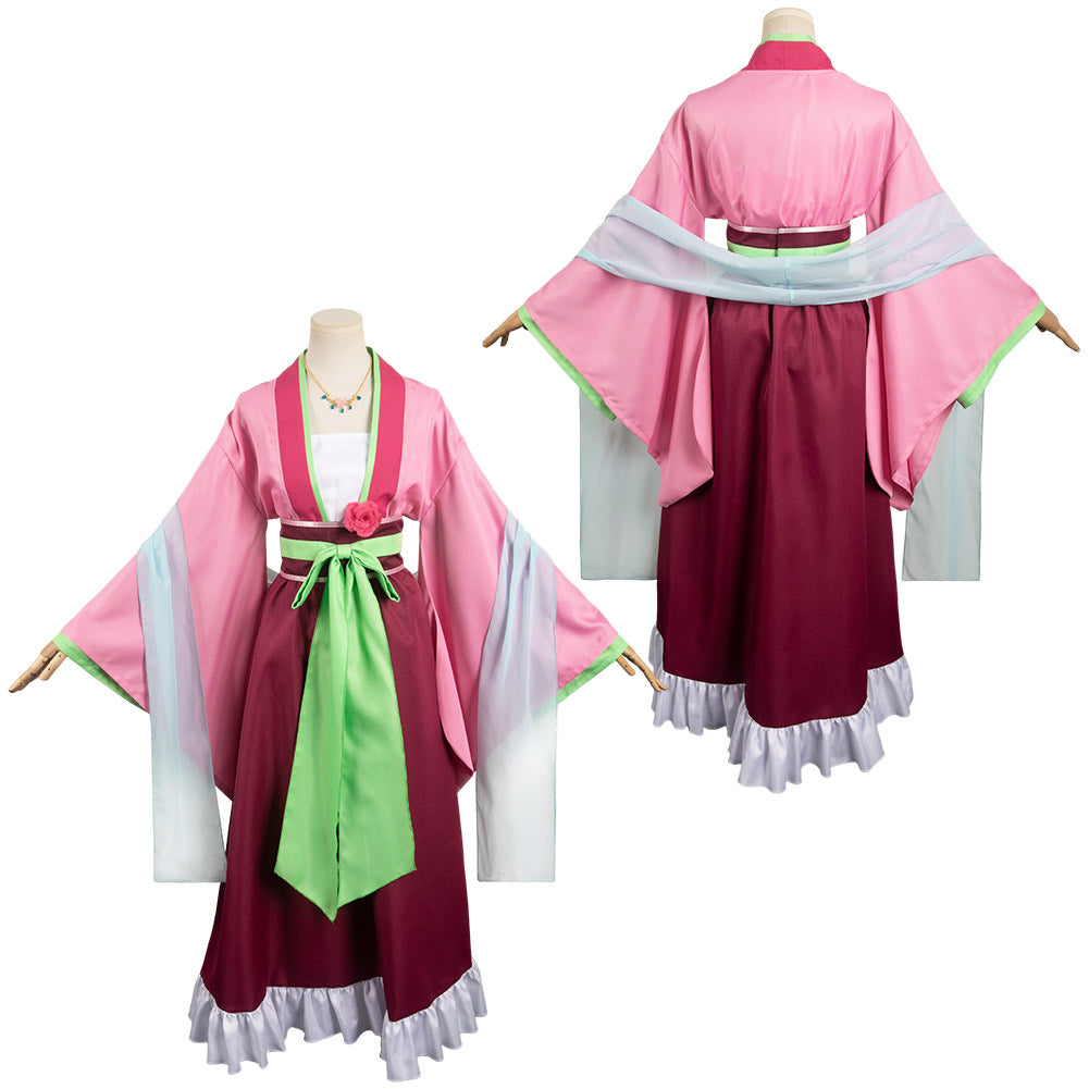 Kusuriya no Hitorigoto Maomao Rosa Hanfu Cosplay Kostüm Set