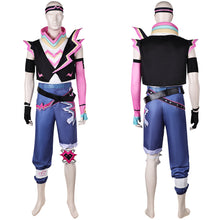 Laden Sie das Bild in den Galerie-Viewer, League of Legends Lovestruck Ekko Kostüm Cosplay Outfits