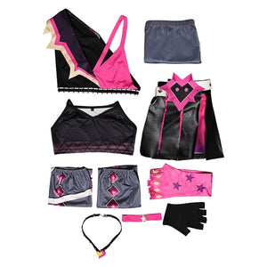 League of Legends Lovestruck Jinx Wild Rift Kostüm Cosplay Outfits