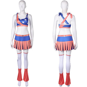 Lollipop Chainsaw Juliet blau Cosplay Kostüm Outfits