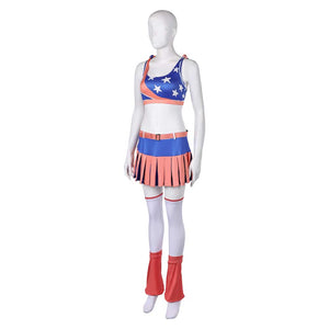 Lollipop Chainsaw Juliet blau Cosplay Kostüm Outfits