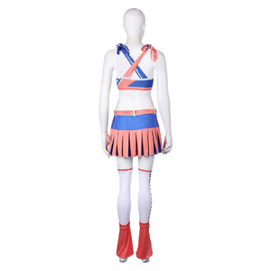 Lollipop Chainsaw Juliet blau Cosplay Kostüm Outfits