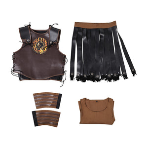 Lucius Verus weiß Kapmfanzug Gladiator Lucius Cosplay Outfits