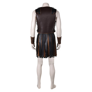 Lucius Verus weiß Kapmfanzug Gladiator Lucius Cosplay Outfits