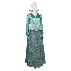 Madame Morrible Wicked grün Kostüm Set Cosplay Outfits