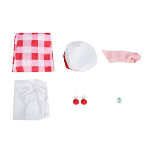 Mädchen Dienstmädchen Uniform Princess Peach: Showtime! Patissiere Peach Cosplay Outfits