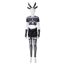 Laden Sie das Bild in den Galerie-Viewer, Magik schwarz Punk Kostüm Marvel Rivals Magik Cosplay Outfits