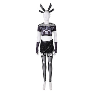 Magik schwarz Punk Kostüm Marvel Rivals Magik Cosplay Outfits