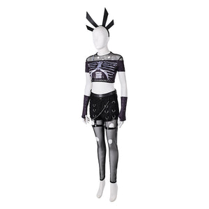 Magik schwarz Punk Kostüm Marvel Rivals Magik Cosplay Outfits