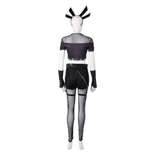 Laden Sie das Bild in den Galerie-Viewer, Magik schwarz Punk Kostüm Marvel Rivals Magik Cosplay Outfits