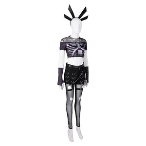 Magik schwarz Punk Kostüm Marvel Rivals Magik Cosplay Outfits