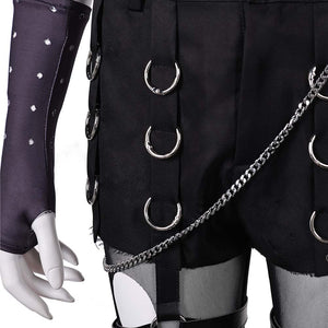 Magik schwarz Punk Kostüm Marvel Rivals Magik Cosplay Outfits