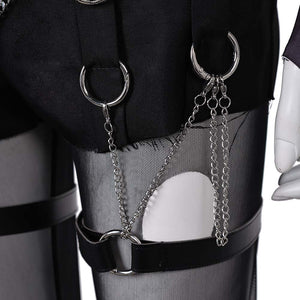 Magik schwarz Punk Kostüm Marvel Rivals Magik Cosplay Outfits