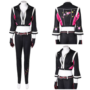 Mai Shiranui schwarz Kostüm Fatal Fury:City of the Wolves Mai Outfits
