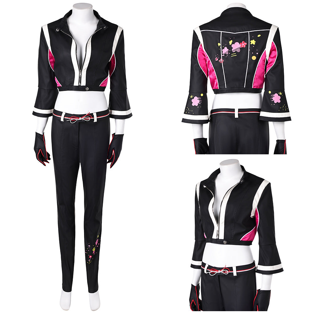 Mai Shiranui schwarz Kostüm Fatal Fury:City of the Wolves Mai Outfits