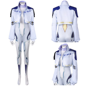 Marvel Rivals Dagger weiß Jumpsuit Cosplay Outfits