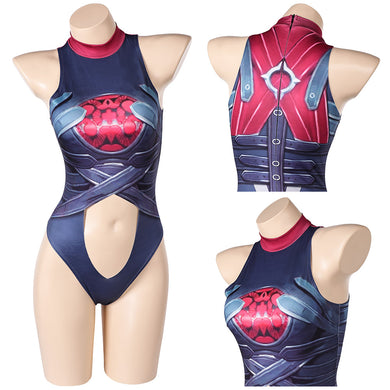 Marvel Rivals Invisible Woman 3D Druck Juimspuit Bademode