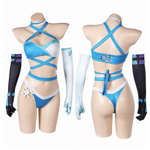 Marvel Rivals Luna Snow Seol Hee Sexy Outfits Cosplay Kostüm