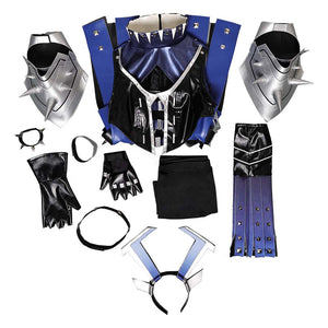 Marvel Rivals Magik lila Kostüm Set Cosplay Outfits