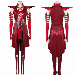 Marvel Rivals Scarlet Witch HEXE Kostüm Cosplay Outfits