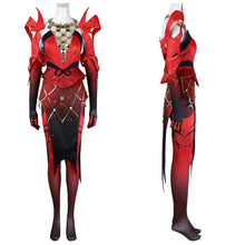 Laden Sie das Bild in den Galerie-Viewer, Marvel Rivals Scarlet Witch Wanda Cosplay Kostüm Set