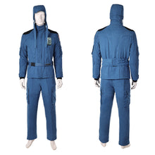 Laden Sie das Bild in den Galerie-Viewer, Mickey 17 (2025) blau Jumpsuit Mickey Barnes Cosplay Kostüm Set