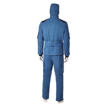 Laden Sie das Bild in den Galerie-Viewer, Mickey 17 (2025) blau Jumpsuit Mickey Barnes Cosplay Kostüm Set