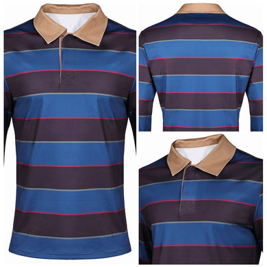 Mike Wheeler blau Shirt Stranger Things Mike Cosplay Outfits