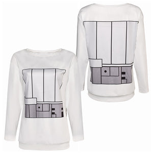 Momo Ayase Anime Dandadan weiß Shirt Cosplay Outfits 