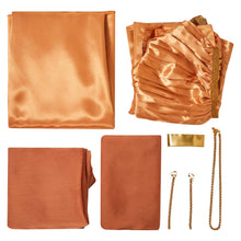 Laden Sie das Bild in den Galerie-Viewer, Mon Mothma gold Kostüm Set Cosplay Outfits