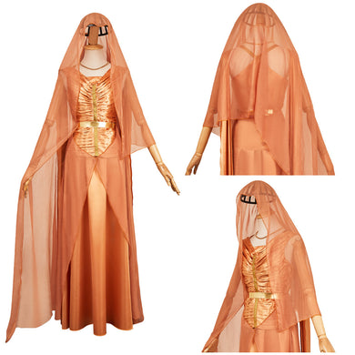 Mon Mothma gold Kostüm Set Cosplay Outfits
