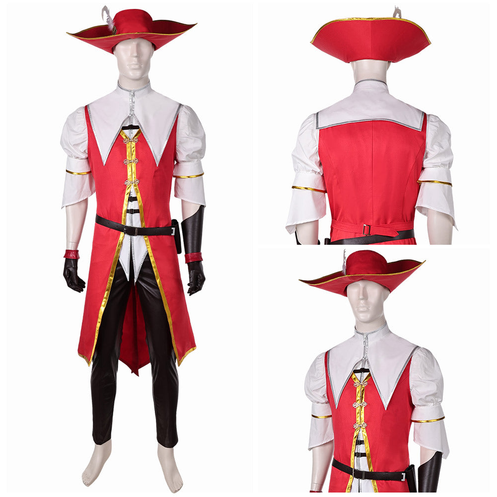 Monster Hunter Guild Knights rot Kostüm Set Cosplay Outfits