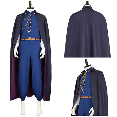 Mori Ranmaru blaues Outfits Set Naritoshi Mori Cosplay Kostüm