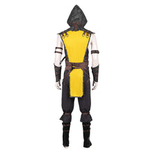 Laden Sie das Bild in den Galerie-Viewer, Mortal Kombat Scorpion gelb Outfits Cosplay Kostüm