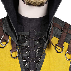 Mortal Kombat Scorpion gelb Outfits Cosplay Kostüm