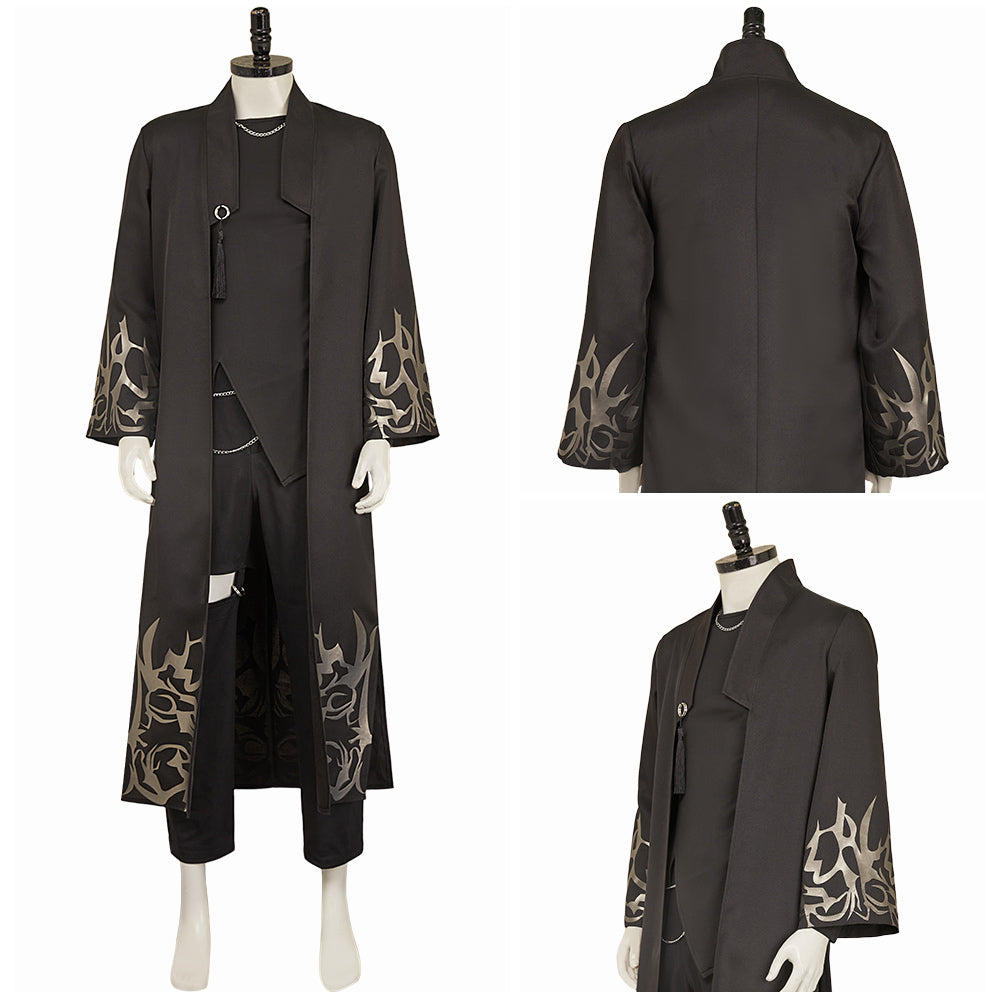 Mystery Saja KPop Demon Hunters Saja Boys Mystery Schwarz Kostüm Set Cosplay Outfits