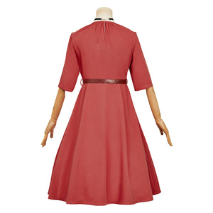 Nico Wakatsuki rot Kleid Witch Watch Nico Cosplay Outfits