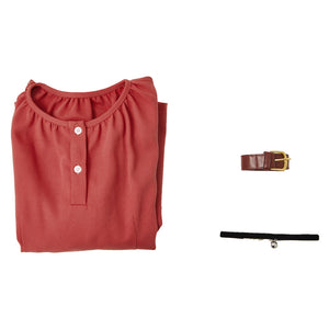 Nico Wakatsuki rot Kleid Witch Watch Nico Cosplay Outfits
