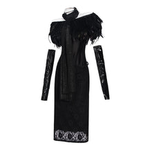 Laden Sie das Bild in den Galerie-Viewer, Padme Amidala schwarz Krosett Kleid Cosplay Kostüm
