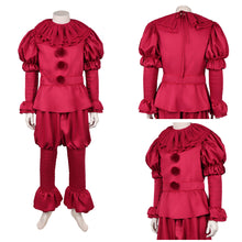 Laden Sie das Bild in den Galerie-Viewer, Pennywise It rot Kostüm Set Stephen King Cosplay Outfit
