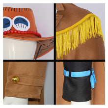 Laden Sie das Bild in den Galerie-Viewer, Portgas D. Ace Kostüm Set One Piece Ace Cosplay Outfits