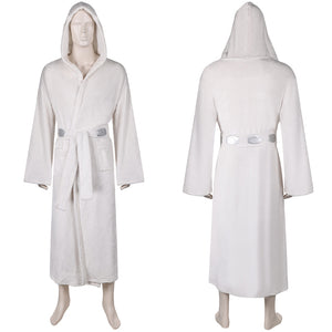 Prinzessin Leia weiß Bademantel Cosplay Outfits