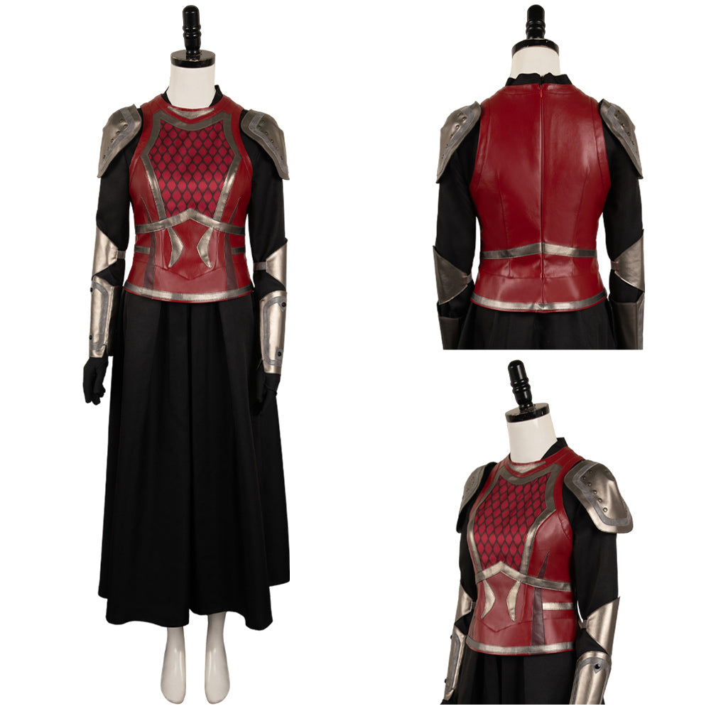 Prinzessin Rhaenys Targaryen rot Set HOD Rhaenys Cosplay Kostüm