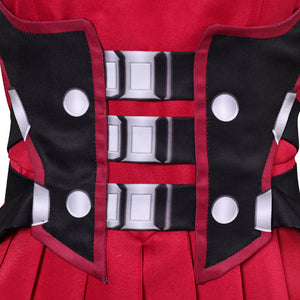 Psylocke rot Kleid Cosplay Outfits