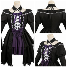 Laden Sie das Bild in den Galerie-Viewer, Puella Magi Madoka Magica Homura Akemi Kleid Cosplay OUTFITS